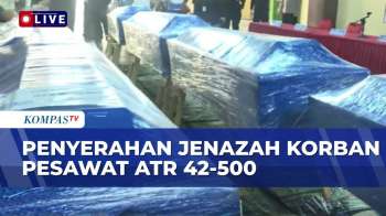 Penyerahan Jenazah Korban Pesawat ATR 42-500 Yang Telah Diidentifikasi