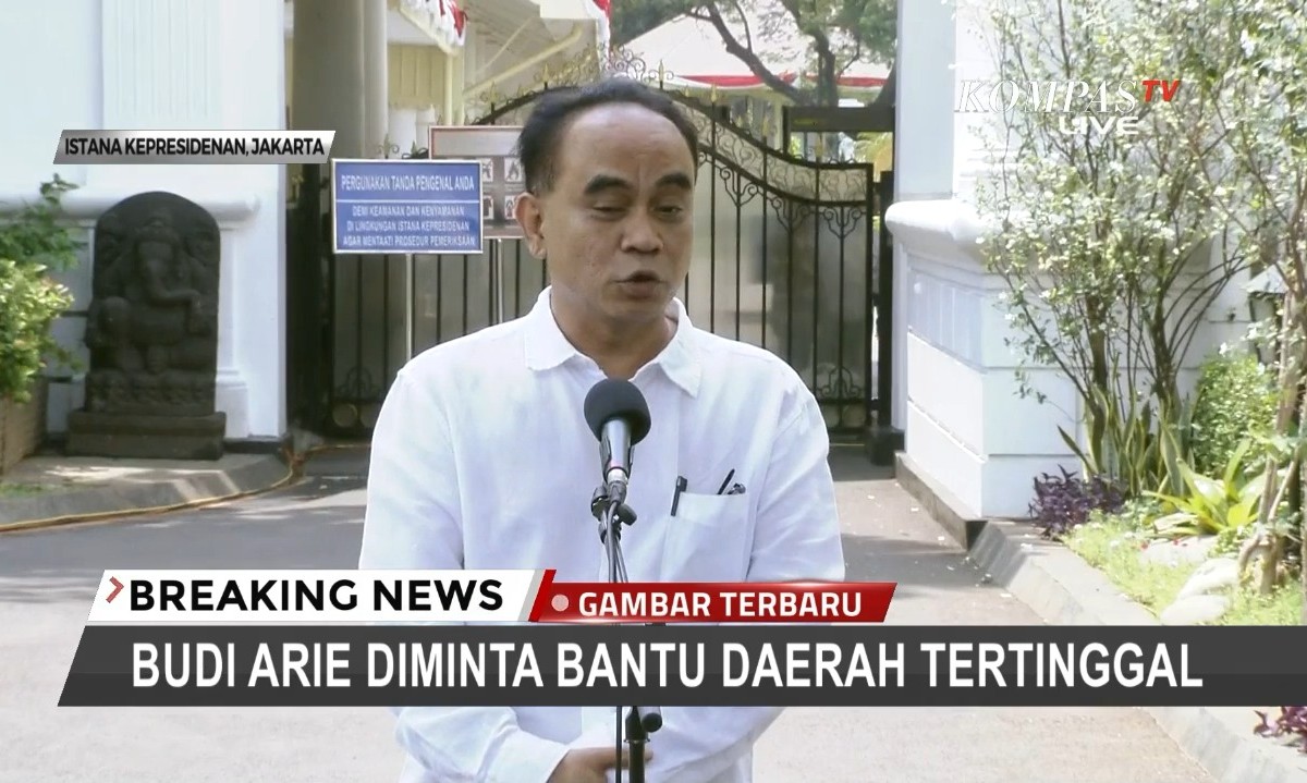 Budi Arie Setiadi ketika menemui para wartawan usai bertemu dengan Jokowi Jumat (25/10/2019).