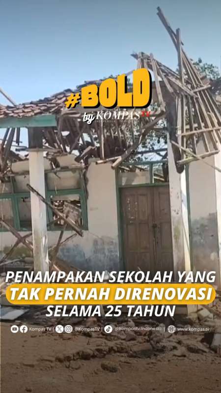 PENAMPAKAN SEKOLAH YANG TAK PERNAH DIRENOVASI SELAMA 25 TAHUN