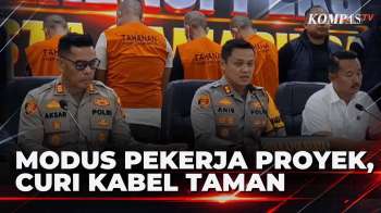 Berpura-pura Jadi Pekerja Proyek, Empat Orang Jadi Tersangka Pencurian Kabel di Samarinda | BORGOL