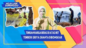 Pedagang Jual Beras Di Atas HET-Tembok Griya Shanta Dibongkar Orang Tak Dikenal I NGALAM SEMINGGU