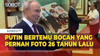 Ekspresi Presiden Putin Bertemu Dengan Bocah China Yang Pernah Foto 26 Tahun Lalu
