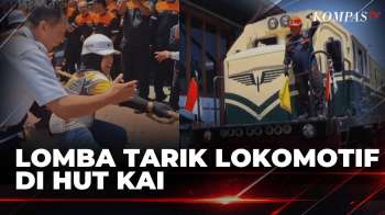 Lomba Tarik Lokomotif 84 Ton Digelar di Yogyakarta, Tim Balai Yasa Jadi Juara | SAPA SIANG