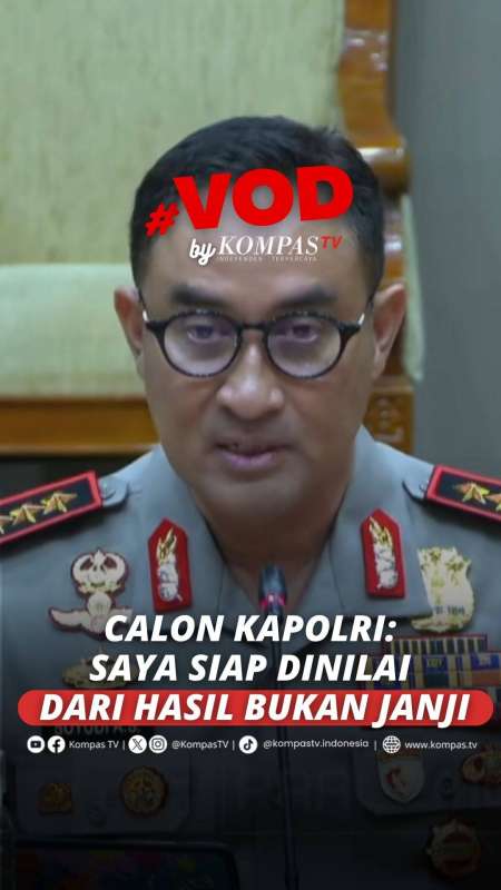 Gantikan Listyo, Calon Kapolri Komjen Suyudi Paparkan Janji Depan DPR Saat Fit And Proper 