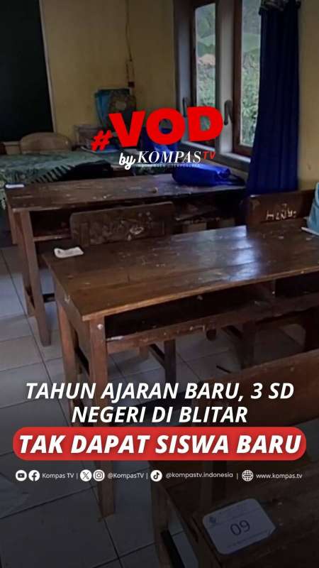 TAHUN AJARAN BARU, 3 SD NEGERI DI BLITAR TAK DAPAT SISWA BARU