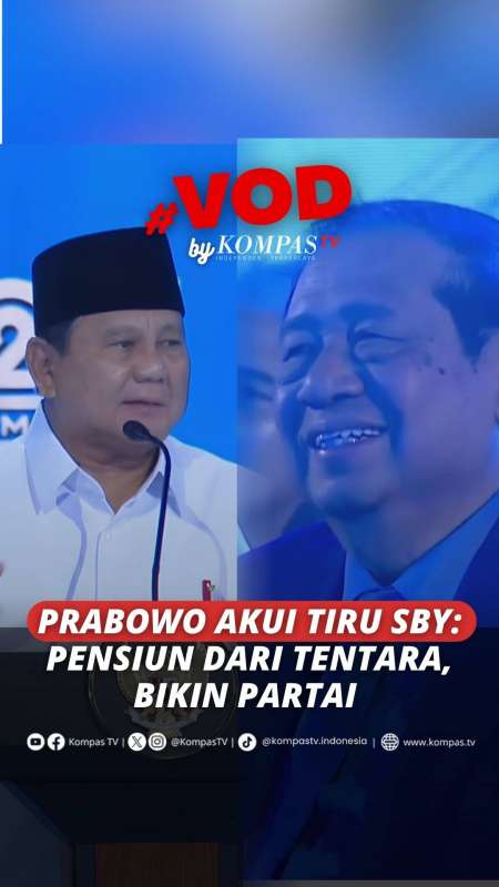 Prabowo Akui Tiru SBY: Pensiun Dari Tentara, Bikin Partai Maju Minta Mandat Ke Rakyat