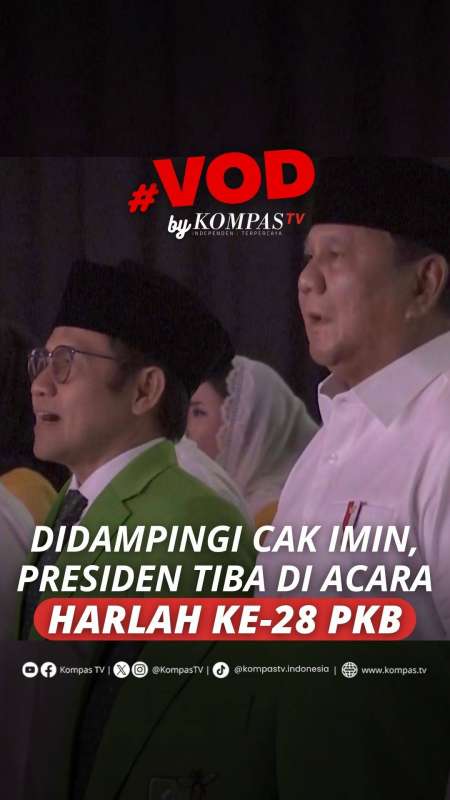 DIDAMPINGI CAK IMIN, PRESIDEN TIBA DI ACARA HARLAH KE-28 PKB