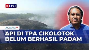 Kebakaran TPA Cikolotok Belum Padam, Dinas Lingkungan Hidup Duga Ada Unsur Kesengajaan