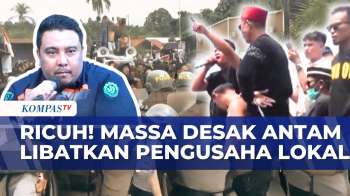 Ricuh! Massa Tuntut Pelibatan Pengusaha Lokal, Terjadi Saling Dorong Dengan Polisi | BERUT