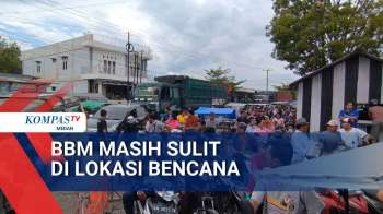 Antrean BBM Masih Terjadi Di Lokasi Bencana