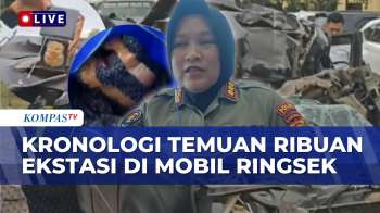 [FULL] Polisi Ungkap Temuan Ribuan Ekstasi Dalam Mobil Ringsek Di Lampung, Siapa Pemiliknya?