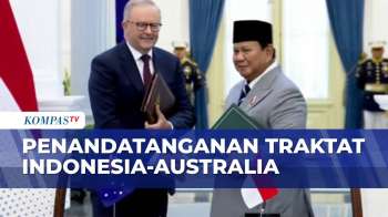 Presiden Prabowo dan PM Anthony Albenese Tanda Tangani Traktat Indonesia-Australia
