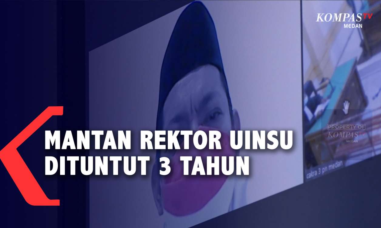Mantan Rektor UINSU Saidurrahman Dituntut 3 Tahun Penjara