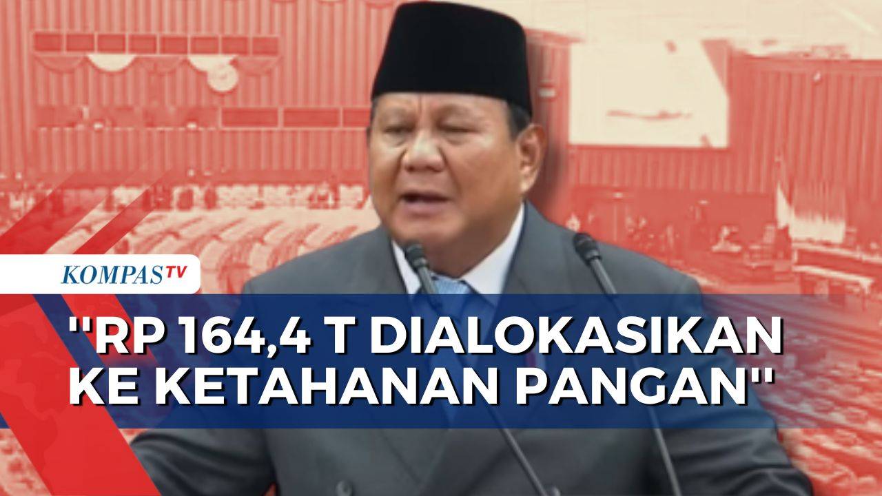 Prabowo Sampaikan Alokasi RAPBN 2026: Fokus Ketahanan Pangan, Energi hingga MBG