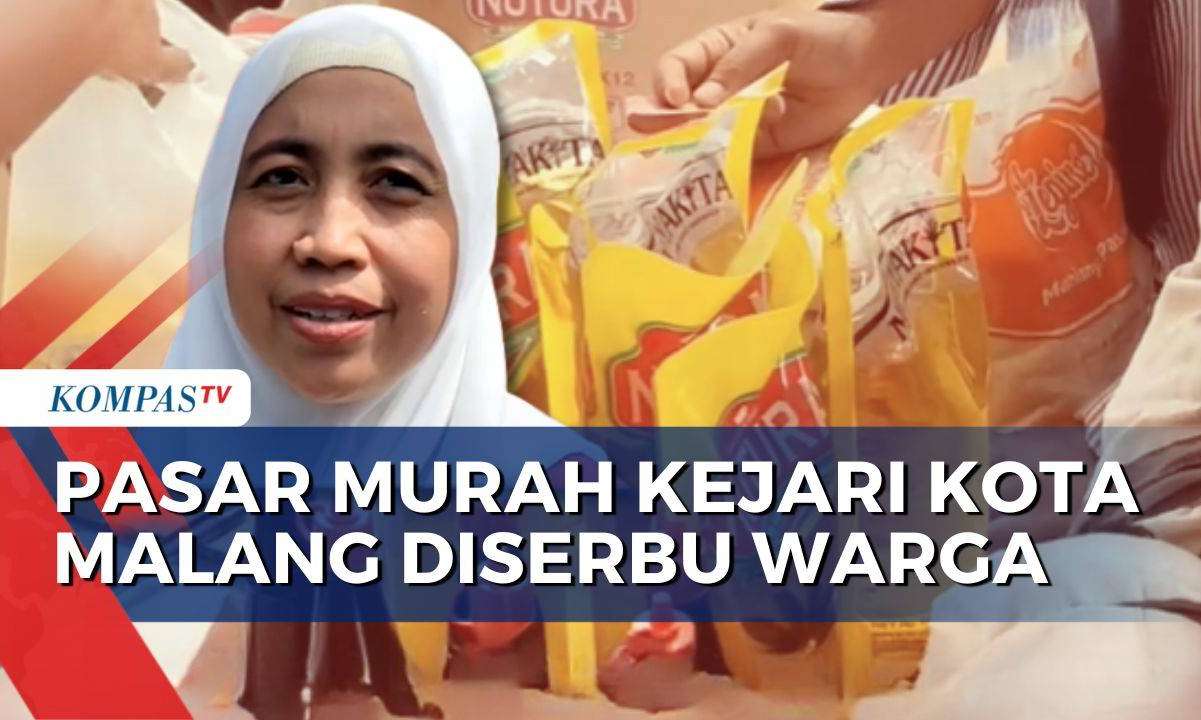 Pasar Murah di Kejari Kota Malang Diserbu Warga, Beras dan Telur Paling Laris