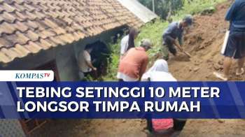 Tebing 10 Meter Longsor Timpa Rumah Di Kulon Progo, 6 Penghuni Berhasil Selamatkan Diri | BERUT