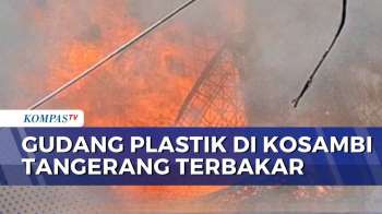 Kebakaran Hebat Landa Gudang Plastik Di Kosambi Tangerang, Asap Tebal Membumbung Tinggi | SAPA PAGI