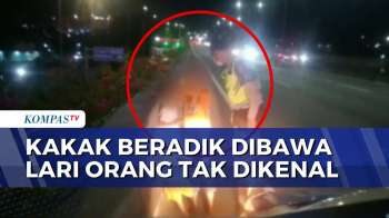 2 Bocah Ditemukan Terlantar Di Jalan Tol Wiyoto Wiyono, Diduga Dibawa Lari Orang Tak Dikenal