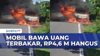 Mobil Pengangkut Uang Rp4,6 Miliar Terbakar, Polisi Gelar Olah TKP | SAPA MALAM