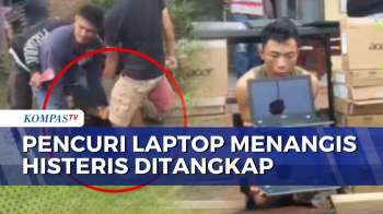 Histeris! DPO Pencurian Laptop Di Kepahiang Menangis Saat Ditangkap Polisi | BORGOL