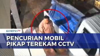 CCTV Rekam Aksi Pencurian Mobil Pikap Di Bekasi, Pelaku Dorong Mobil Seorang Diri | BORGOL