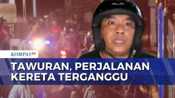 Tawuran Warga Di Rel Kereta Menteng, KRL Jabodetabek Terlambat | SAPA PAGI