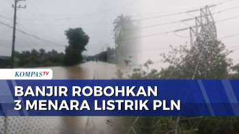 Banjir Terjang Bireuen Aceh, 3 Menara Listrik PLN Tumbang Dan Terbawa Arus  | SAPA MALAM