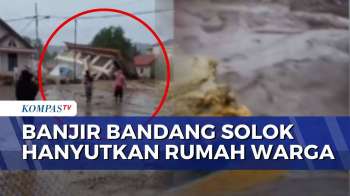 Warga Rekam Detik-Detik Rumah Di Solok Hanyut Diterjang Banjir Bandang| BERUT
