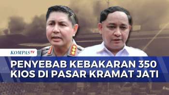 350 Kios Pasar Induk Kramat Jati Terbakar, Pengelola Siapkan Penampungan Sementara Bagi Pedagang