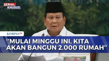 Prabowo Bentuk Satgas Rehabilitasi Pascabencana Sumatera, 2.000 Rumah Dibangun Mulai Minggu Ini