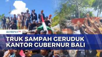 Massa Bawa 400 Truk Sampah Geruduk Kantor Gubernur Bali, Tolak Penutupan TPA Suwung | BERUT