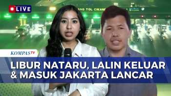 Update! Arus Lalu Lintas Di Gerbang Tol Cikatama Ramai Lancar, Jalur Arteri Karawang Mulai Padat