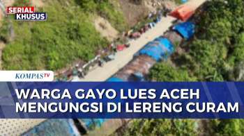 Rawan Longsor, Warga Gayo Lues Aceh Bangun Tenda Sementara Di Lereng Curam | BERUT