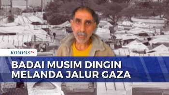 Badai Musim Dingin Terjang Jalur Gaza, Pengungsi Bertahan Di Tengah Cuaca Ekstrem