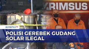 Detik-Detik Polisi Gerebek Gudang Solar Ilegal Senilai Rp4 Miliar Di Denpasar | KOMPAS MALAM