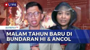 Malam Tahun Baru: Warga Nonton 8 Panggung Hiburan Di Bundaran HI Hingga Drone Light Show Di Ancol