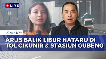 Arus Balik Libur Nataru: Arus Lalin Di Tol Cikunir Lancar, Stasiun Gubeng Surabaya Padat Penumpang