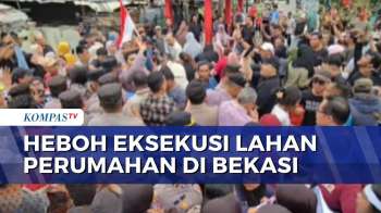 Tolak Eksekusi Lahan Di Bekasi, Warga Saling Dorong Dengan Polisi | BERUT