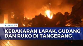Kebakaran Puluhan Bangunan Di Tangerang, 15 Unit Mobil Diterjunkan Ke Lokasi | SAPA PAGI