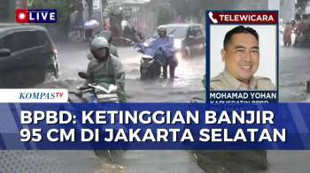 BPBD Ungkap 10 RT Tergenang Banjir Di Cilandak Timur Jaksel, Ketinggian Capai 95 Cm