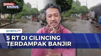 Terkini! Banjir Dengan Ketinggian 20 Cm Masih Rendam Kawasan Cilincing, Begini Situasinya