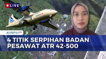 4 Titik Berbeda Puing Pesawat ATR 42-500 Di Puncak Bulusaraung, Tim SAR Fokus Cari Korban