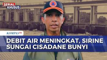 Debit Air Melampaui Batas, Sirine Di Pintu Air 10 Sungai Cisadane Berbunyi | KOMPAS MALAM
