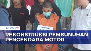 15 Adegan Rekonstruksi Pembunuhan Pengendara Motor Di Polewali Mandar | BORGOL