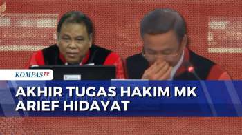 Momen Ketua MK Suhartoyo Menangis di Sidang Terakhir Hakim Arief Hidayat | KOMPAS MALAM