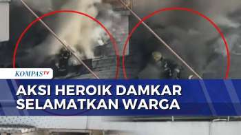 Aksi Heroik Petugas Damkar Terobos Atap Apartemen Yang Terbakar Di Shanghai | BERUT