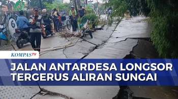 Jalan Penghubung Antardesa Di Karawang Longsor, Mobil Tak Bisa Melintas | BERUT