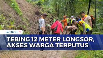 Tebing 12 Meter Longsor Di Temanggung, Akses Ke Dusun Tlogowungu Terputus