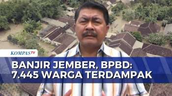 Pantauan Udara Banjir Di Jember, 23 Desa Terendam Dan 7.445 Warga Terdampak