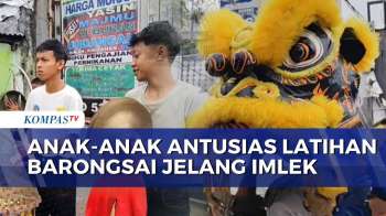 Siap Menyambut Imlek 2026, Anak-Anak Di Bandung Antusias Latihan Pertunjukan Barongsai